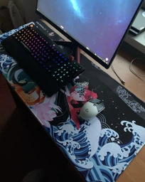 Игровая поверхность Varmilo Daisy Desk Mat XL Speed (ZDB010-01) фото от покупателей 5