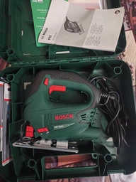 Лобзик электрический Bosch PST 670, 500 Вт, 67 мм глубина реза + набор пильных полотен + кейс + накладки от сколов (06033A0722) фото от покупателей 16