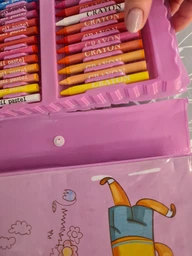 Дитячий набір Art Set для малювання на 208 предметів Рожевий для дівчаток фото від покупців 4