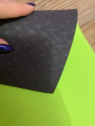 Килимок для йоги та фітнесу + чохол (мат, каремат спортивний) OSPORT Yoga ECO Pro 6мм (n-0007) Зелено-м'ятний фото від покупців 14