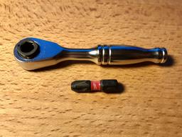 Трещотка-битодержатель Toptul 1/4" 60 зубцов мини (CHDV0801) фото от покупателей 1