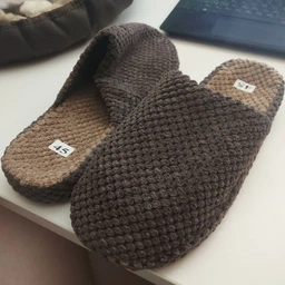 Мужские домашние тапочки с закрытым носком FX shoes с анатомической подошвой 7005 43 27 см Серые (2820000015488) фото от покупателей 13