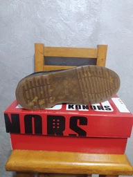 Мужские зимние ботинки кожаные Konors 7138/3-48 45 28.5 см Черные (KN2000000385624) фото от покупателей 7