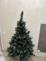 Елка новогодняя пышная Элита с шишками 3,0 м (искусственная ель из безвредного огнеупорного материала с сертификатом!) фото от покупателей 3