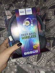 Навушники бездротові Hoco W25 Promise Wireless з мікрофоном Red фото від покупців 10