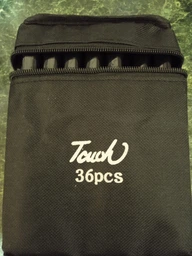 Набор скетч маркеров для рисования Touch 36 шт./уп. двусторонние профессиональные фломастеры с чехлом
