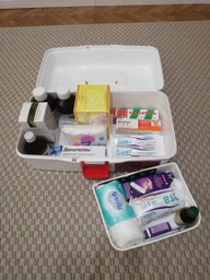 Організатор-аптечка (Таблетница) для ліків MVM PC-10 Білий (White) пластиковий (поліпропілен) фото від покупців 1
