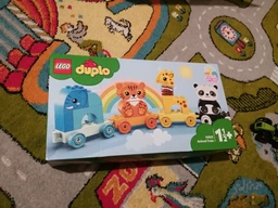 Конструктор LEGO DUPLO My First Поезд с животными 15 деталей (10955)