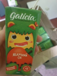 Упаковка сока Galicia Яблочный прямого отжима неосветленный 0.2 л х 27 шт (4820209560091) фото от покупателей 4