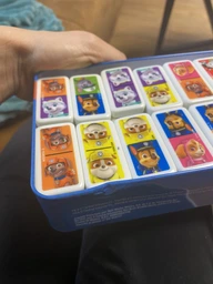Гра настільна у бляшаній коробці Spin Master Games Доміно Щенячий патруль (SM98408/6033087) фото від покупців 2