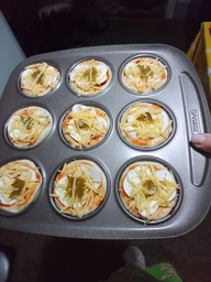 Форма прямоугольная для мини-пицц 9 шт Pyrex Asimetria 7 см Прямоугольная Коричневая (AS09BZ0) фото від покупців 2