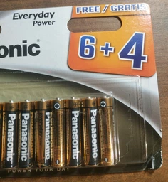 Батарейки Panasonic Everyday Power щелочные AAA блистер, 4 шт (LR03REE/4BP) фото от покупателей 7