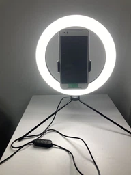 Комплект блогера RZTK Ring Light Black (кільцева led лампа 26 см / 10 Вт / штатив) фото від покупців 17