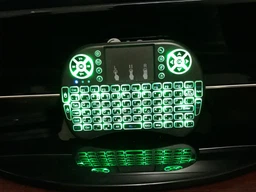 Акумуляторна Bluetooth клавіатура - джостік з тачпадом UKC RGB i8 UKR/ENG фото від покупців 1