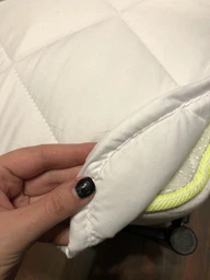 Наматрасник Sleepingg 180х200 см Защитный стёганый антиаллергенный с резинками по углам, микрофибра, белый (4820227285372) фото от покупателей 1