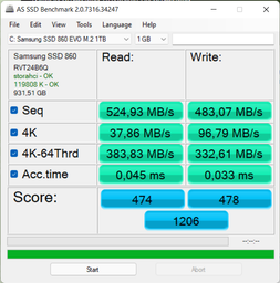 Samsung 860 EVO M. 2 2 TB (MZ-N6E2T0BW) фото від покупців 3