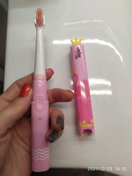 Електрична зубна щітка Vega Kids VK-500Р (рожева) фото від покупців 13