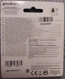 Флеш память USB Goodram UME3 128GB USB 3.2 Gen1 Orange (UME3-1280O0R11) фото от покупателей 1