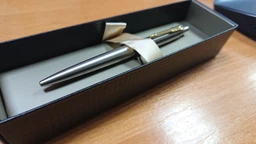 Ручка кулькова Parker Jotter CT чорна в сталевому корпусі в подарунковій коробці фото від покупців 1