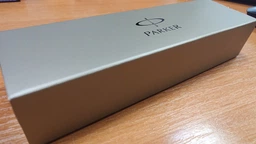 Ручка кулькова Parker Jotter CT чорна в сталевому корпусі в подарунковій коробці