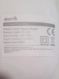 Пылесос Deerma Corded Hand Stick Vacuum Cleaner (DX118C)