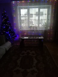 Светодиодная гирлянда штора на окно новогодняя гирлянда на шторы, Теплый белый, 3 на 2 м (3х2), 200 LED + Пульт, LED LIGHT фото от покупателей 8