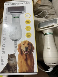 Щётка-фен расчёска для груминга шерсти собак и кошек 2в1 PET Grooming Dryer WN-10 массажёр для животных фото от покупателей 4