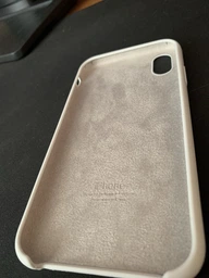 Чехол Silicone case для IPhone Xr Antique white бежевый фото от покупателей 5