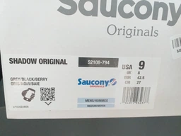 Кроссовки мужские Saucony Shadow Original S2108-518 46.5 (12 US) 30 см Black/White черные с белым (11110422) фото от покупателей 19
