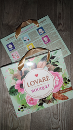 Колекція чаю Lovare Bouquet 6 видів по 5 шт. (4820198874186) фото від покупців 18