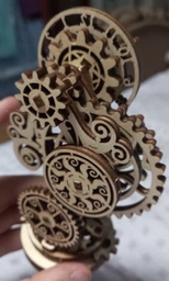 Деревянный 3Д пазл Ugears Стимпанк-часики (70093) (4820184121027)