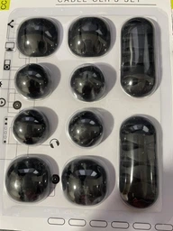 Набор органайзеров для кабеля ExtraDigital Cable Clips CC-926 10 шт Black (KBC1711)