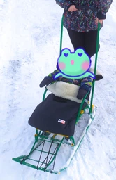 Зимовий конверт-чохол на овчині в коляску,на санки For Kids Mini (Коричневий) фото від покупців 1
