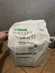 Сухой беззерновий корм Nature's Protection Superior Care White Dogs Grain Free Adult Small and Mini Breeds для взрослых собак малых пород с белой окраской шерсти, с белой рыбой, 17 кг фото от покупателей 6