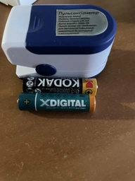 Пульсоксиметр Optima CMS50N Blue + батарейки в комплекте фото от покупателей 6