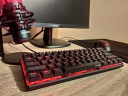 Механічна ігрова клавіатура HyperX Alloy Origins 60 HX Red USB Pink (572Y6AA) фото від покупців 5