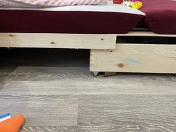 Диван детский Арто 80 см./1000*850*850 (2-х местный раскладной) из Дерева+ДСП/текстиль Розовый + серый МФ Модерн