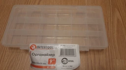 Органайзер Intertool 230 x 125 x 35мм x 9" прозрачный (BX-4000) фото от покупателей 4