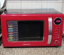 Микроволновая печь Liberton LMW-2083-E-Red красная фото от покупателей 4