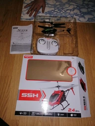 Игрушечный вертолет на радиоуправлении Syma S5H (Красный)