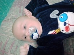 Пустушка силіконова RazBaby Keep it-Kleen Синій Пингвинчик