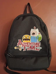 Рюкзак Время Приключений подростковый Cappuccino Toys (Adventure time 005-black) черный
