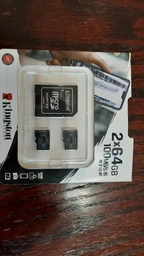 Карта памяти Kingston Canvas Select Plus microSDXC 64GB UHS-I U1 + SD-адаптер (SDCS2/64GB-2P1A) фото от покупателей 8