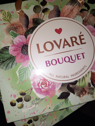 Колекція чаю Lovare Bouquet 6 видів по 5 шт. (4820198874186) фото від покупців 14