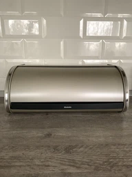 Хлібниця Brabantia Roll Top Bread Bin 17.3x44.5x26.2 см металік фото от покупателей 2