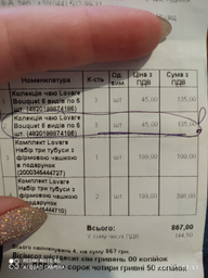 Колекція чаю Lovare Bouquet 6 видів по 5 шт. (4820198874186) фото від покупців 9
