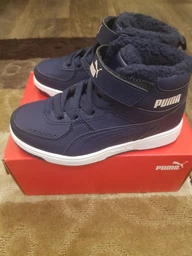 Дитячі зимові черевики для хлопчика Puma Rebound Joy Fur PS 37547901 30 (11.5UK) Чорні (4063699552829)