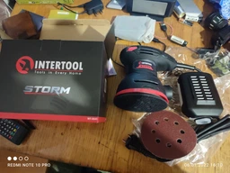 Шліфмашина ексцентрикова 125 мм, 300 Вт, 5000-12000 об/хв. INTERTOOL WT-0541 фото від покупців 1