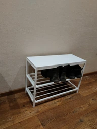 Банкетка универсальная Ferrum-decor Слайм 45x63x26 белый ДСП Дуб Дуб Артизан 16мм (XK00009) фото от покупателей 6