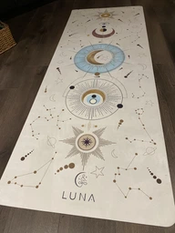 Премиальный коврик для йоги Luna Yoga 1830х680х4 см Night Sky (LunaYogaMatNightSky) фото от покупателей 13